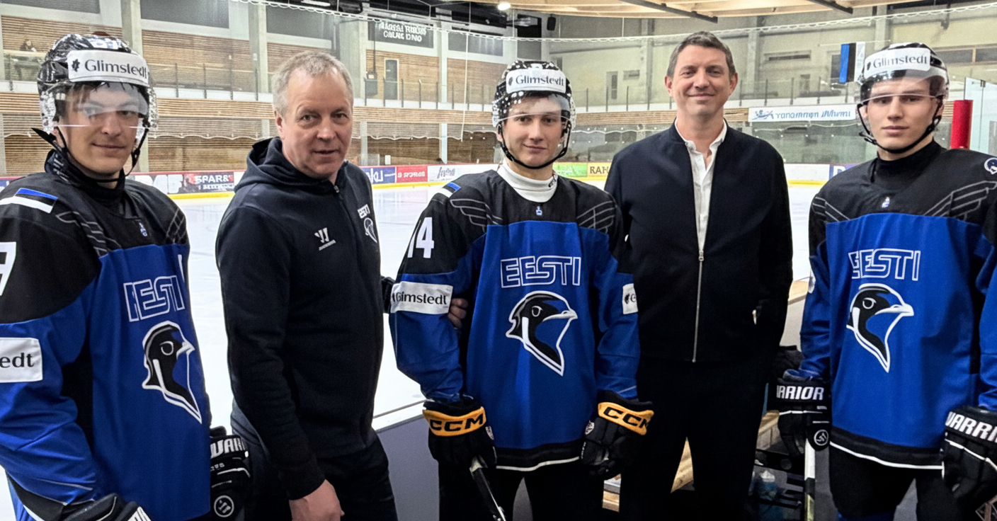 Glimstedt Becomes the Name Sponsor of the Estonian U20 National Ice Hockey Team
